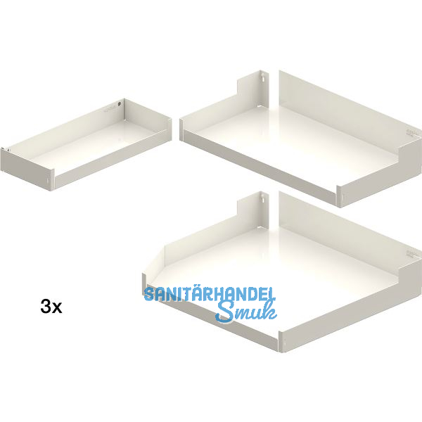 PEKA Einh�ngetablar-Sets Liro 600-1900 links Pleno Maxi Plus Wei�