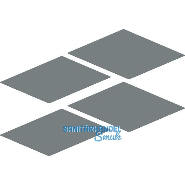 PEKA Antirutschmatten-Set 600 Magic Corner Comfort Walnussgrau