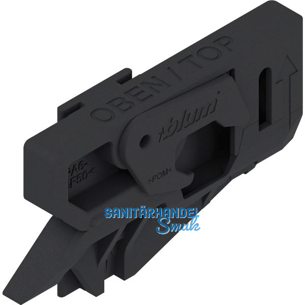 BLUM CABLOXX Verriegelungseinheit links, Kunststoff schwarz