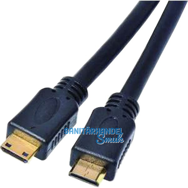 HDMI 2.0 Highspeed-Kabel, Stecker vergoldet, schwarz 1,5m