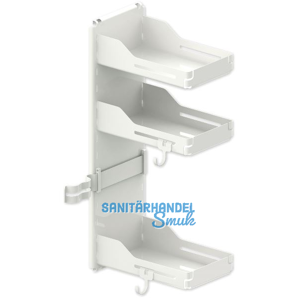 PEKA Putzschrankregal Sesam Standard, Stahlblech Wei�