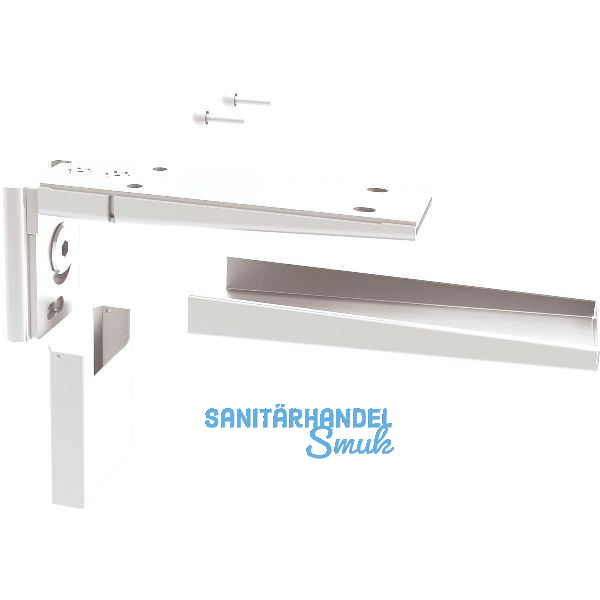 PEKA Holzwerkstoffe-Tablartr�ger Pecasa Stahlblech Feinstruktur wei�