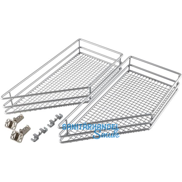 VS SUB Side Ablage-Set Saphir 45� rechts KB 300 mm Silber