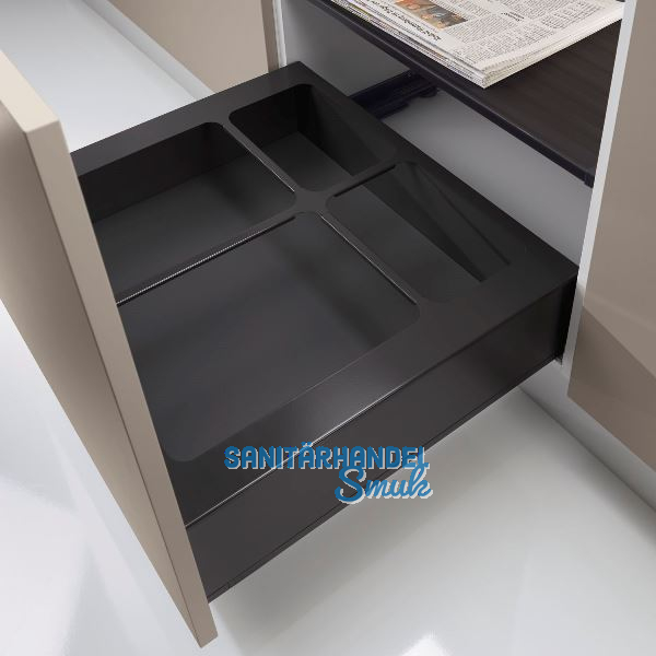 NINKA eins2vier Abdeckrahmen KB 600 mm Stahl dunkelgrau