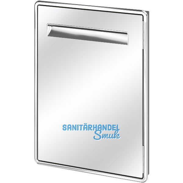 RONDA Schrankt�re links AX57LS 442 x 602 mm Edelstahl