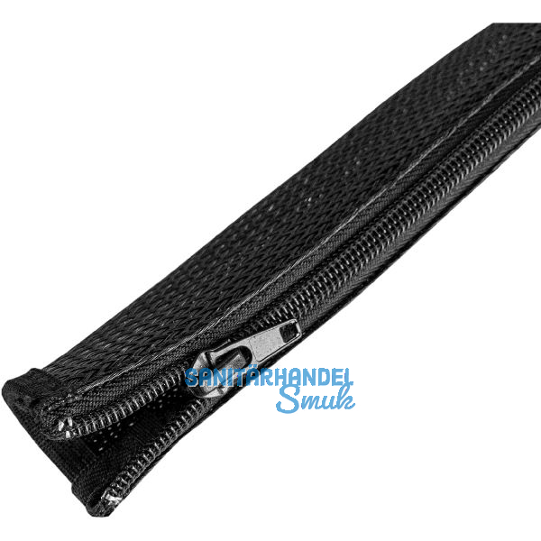 EVOline TexFlex Kabelschlauch 2000 mm schwarz