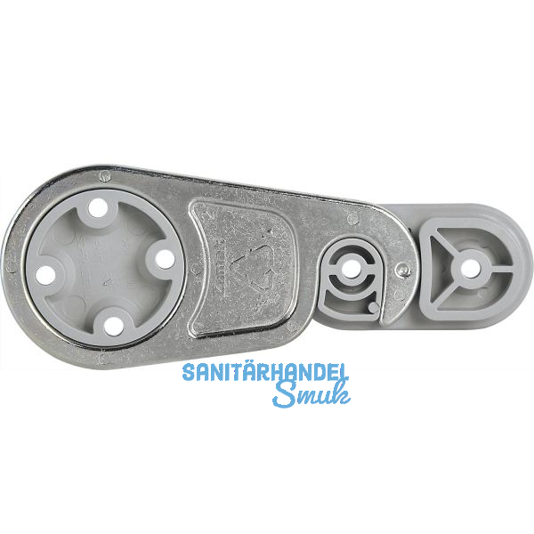 Tischplattenverbinder RAMTI Kunststoff grau/Zamak