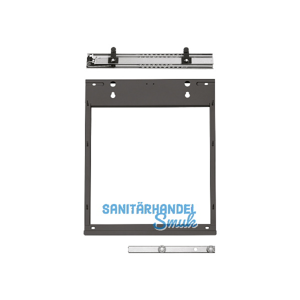 PEKA Unterschrankauszug Slim Typ 550, LH 610 mm, Stahlblech Anthrazit