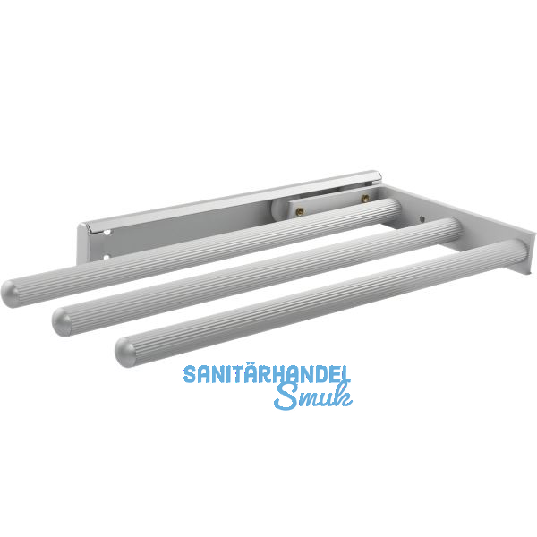 Geschirrtuch-Auszug Pluto 3-armig 444 mm Alu eloxiert matt
