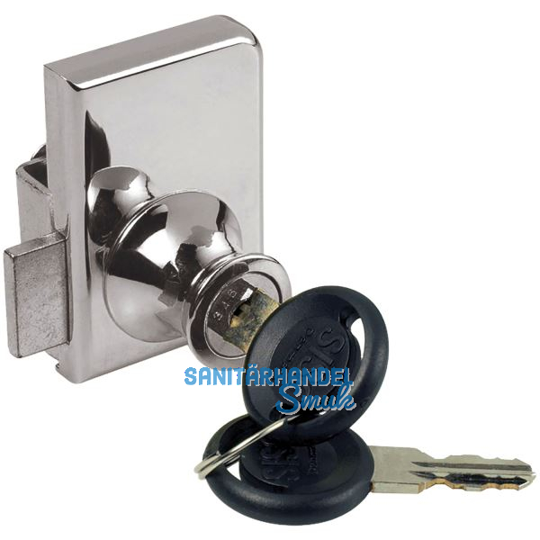 SISO Zylinder Glast�rschloss Vetro-Double verschiedensperrend, Zamak verchromt