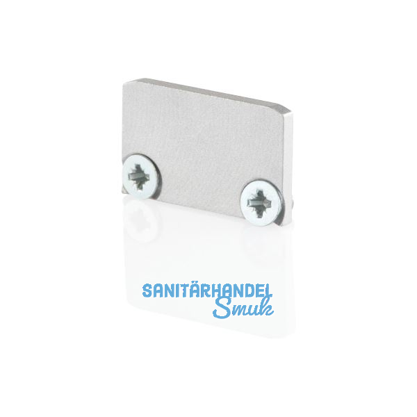 BILTON Endkappe alufarbig zu Aufbau- Aluminiumprofil XT02