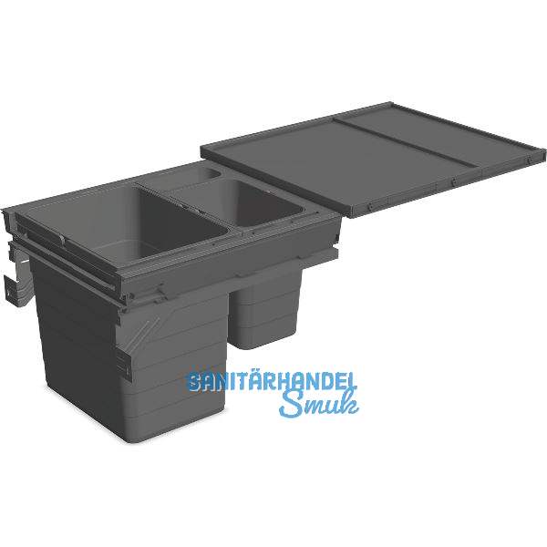 NINKA Abfalltrennsystem Set eins2f�nf/SERVO-DRIVE uno KB 450 mm Dunkelgrau