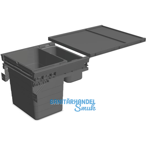 NINKA Abfalltrennsystem Set eins2f�nf KB 450/NL 400 mm dunkelgrau