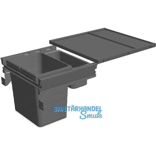 NINKA Abfalltrennsystem Set eins2f�nf KB 500/NL 400 mm dunkelgrau
