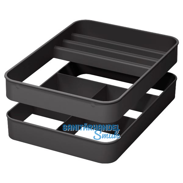 NINKA Putzmittel-Set eins2top 12/17/26/32 Liter Dunkelgrau