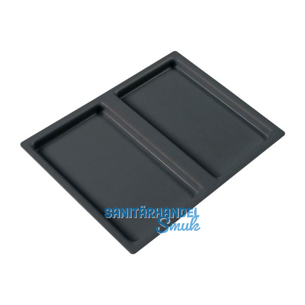 NINKA Einzeldeckel 13,5 Liter Kunststoff Dunkelgrau