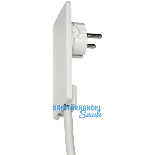 EVOline Plug-Schukostecker, max.3500 Watt, Kunststoff wei�