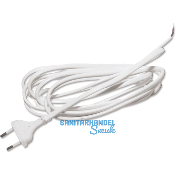 Anschlussleitung mit Euro-Flachstecker, L 3000 mm, eine Seite mit Aderendh�lsen,