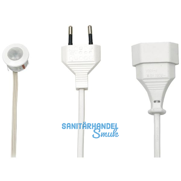 DOMUS LINE Bewegungsmelder 230 V, max.250 Watt, mit Einbau-Empf�nger, wei�