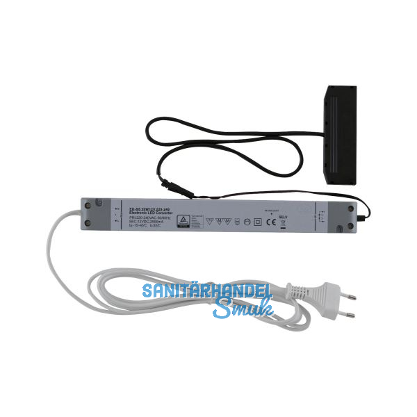 L&S LED-Netzger�t NG39, 12 V/DC, 10-fach Verteiler, Leistung 30 W