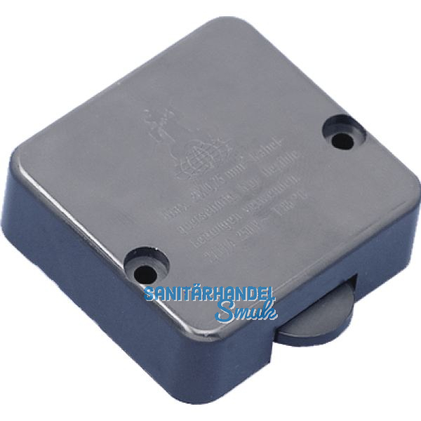 ELEKTRA Tastschalter 230 V, Kunststoff schwarz