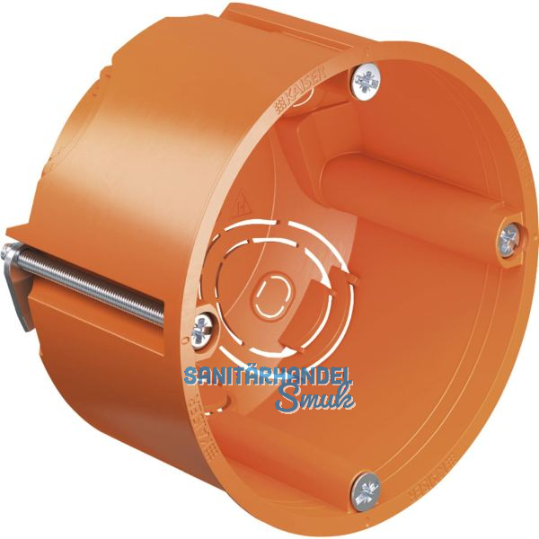 Hohlwanddose, Tiefe 46 mm, � 68 mm, orange