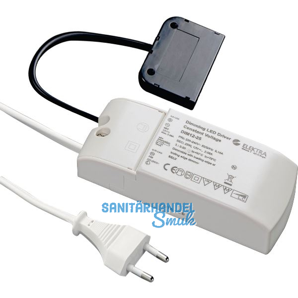LED-Netzger�t NG49, 12 V/DC, dimmbar, 6-fach Verteiler, Leistung 25 W
