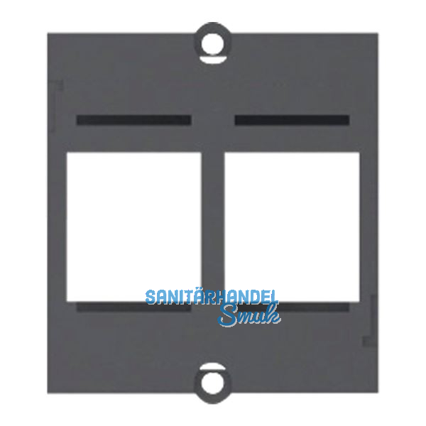 BACHMANN Modul 2x Keystone schwarz