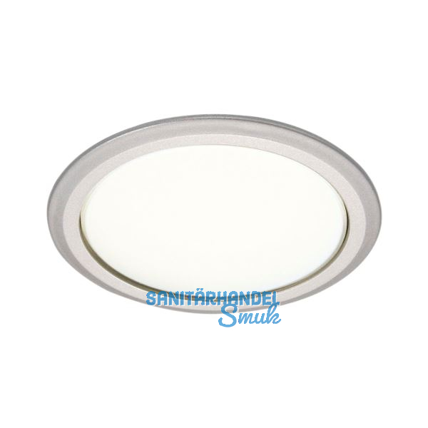 ELEKTRA Einbauleuchte 8001B-78, warmwei�, � 82 mm, silberfarbig