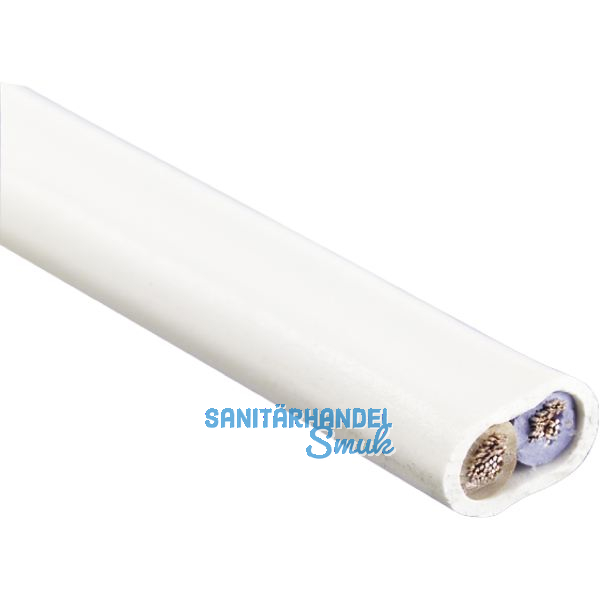 Zuleitungskabel 2-polig, 2 x 1,50 / HO3VH-H, L 50 m, wei�