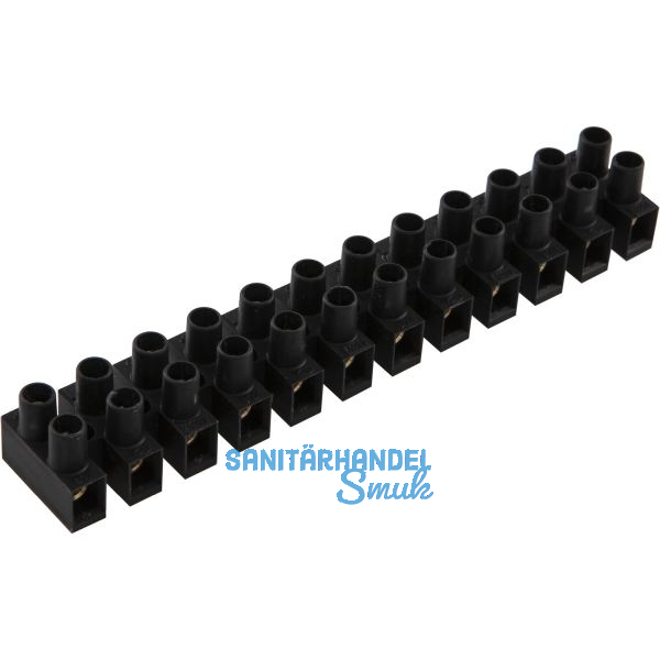 Klemmleiste EKL1, Querschnitt 4-6 mm, 12 Pole schwarz