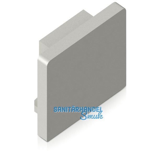 BILTON Endkappe CT00U-A L:1,5 B:12,5 H:12,5 mm Aluminium eloxiert