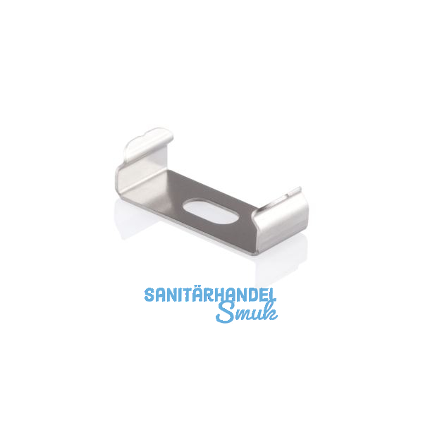 BILTON Montageclip zu Aluminiumprofil XT02 Edelstahl