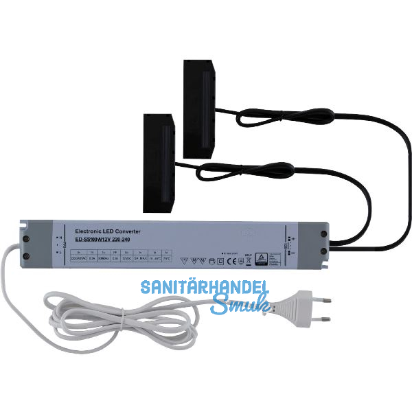 L&S LED-Netzger�t NG51, 12 V/DC, 2 Stk. 10-fach Verteiler, Leistung 100 W