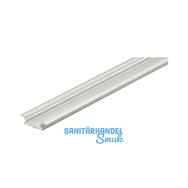 BILTON Aluminium Einbauprofil CT01 eloxiert, 3000mm ohne Abdeckung