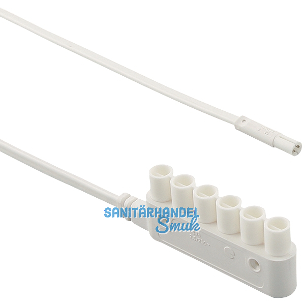 ELEKTRA Verl�ngerungsleitung-Mini-Stecker 230 V, Verteiler 6-fach, L�nge 2000 mm