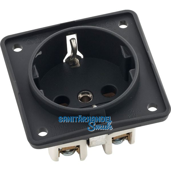 BERKER Integro Schuko-Steckdose, anthrazit matt