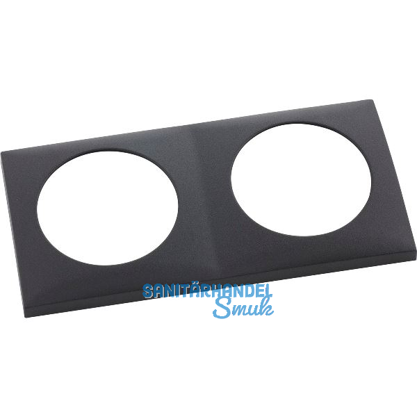 BERKER Integro Flow Rahmen 2-fach anthrazit matt
