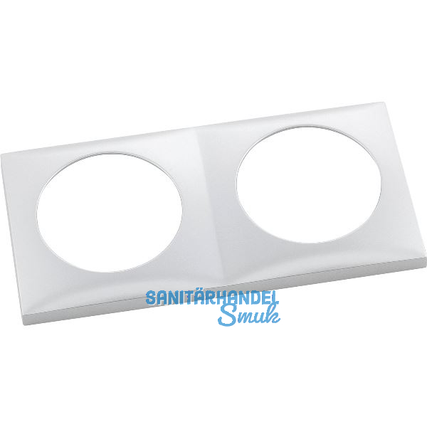 BERKER Integro Flow Rahmen 2-fach chrom matt lackiert