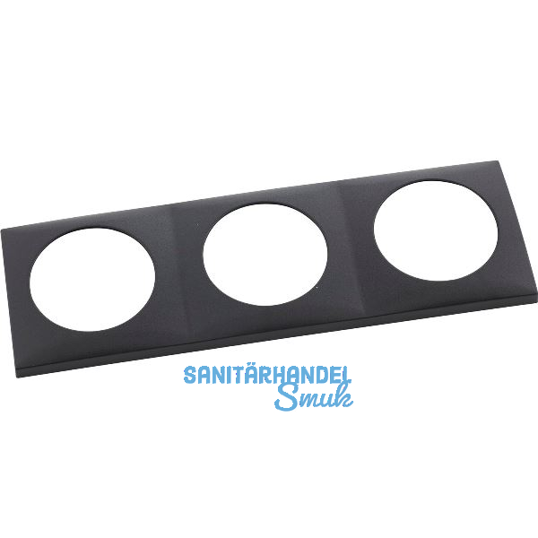 BERKER Integro Flow Rahmen 3-fach anthrazit matt