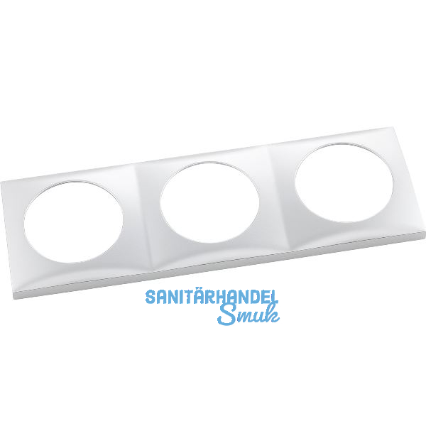 BERKER Integro Flow Rahmen 3-fach chrom matt lackiert