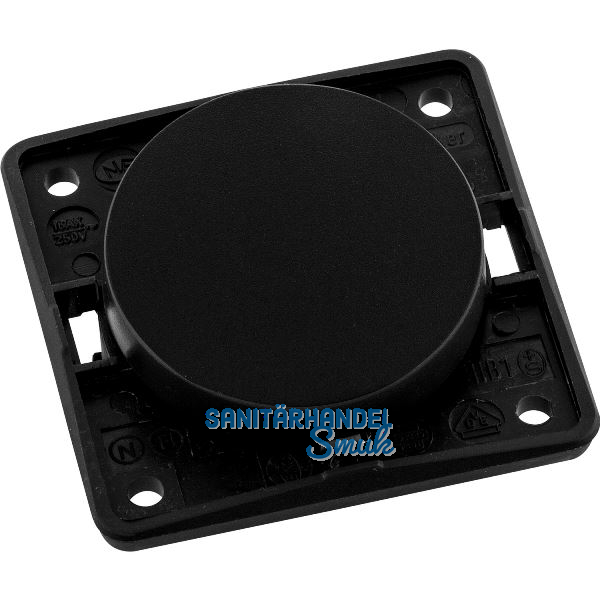 BERKER Integro Flow/Pure Taster, Schlie�er schwarz matt