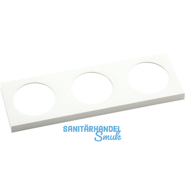 BERKER Integro Pure Rahmen 3-fach polarwei� gl�nzend