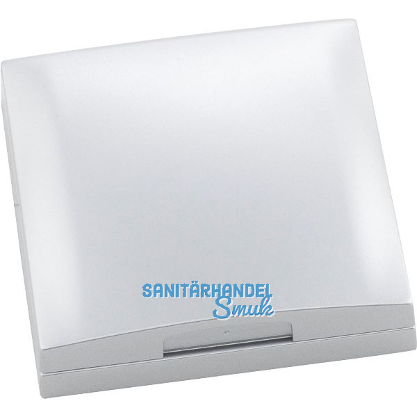 BERKER Integro Flow/Pure Rahmen 1-fach mit Klappdeckel chrom matt galvanisiert