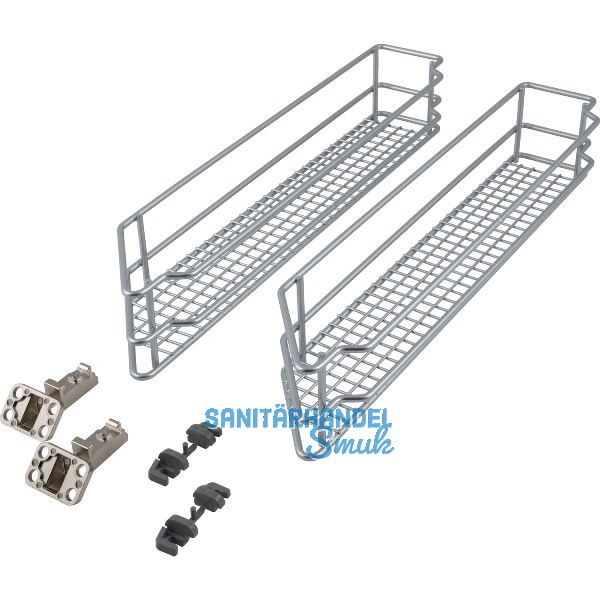 VS SUB Side Ablage-Set Saphir 45� links KB 150 mm Silber