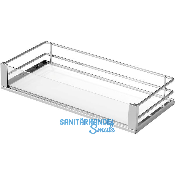 VS SUB Side Ablage-Set Artline 90� KB 300 mm Silber/Wei�/Glas satiniert