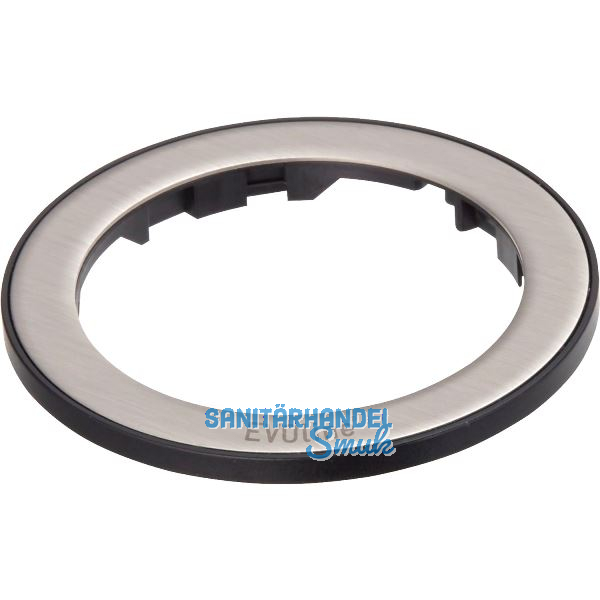 EVOline One Abdeckring schwarz/Edelstahl