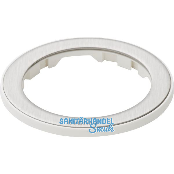 EVOline One Abdeckring wei�/Edelstahl