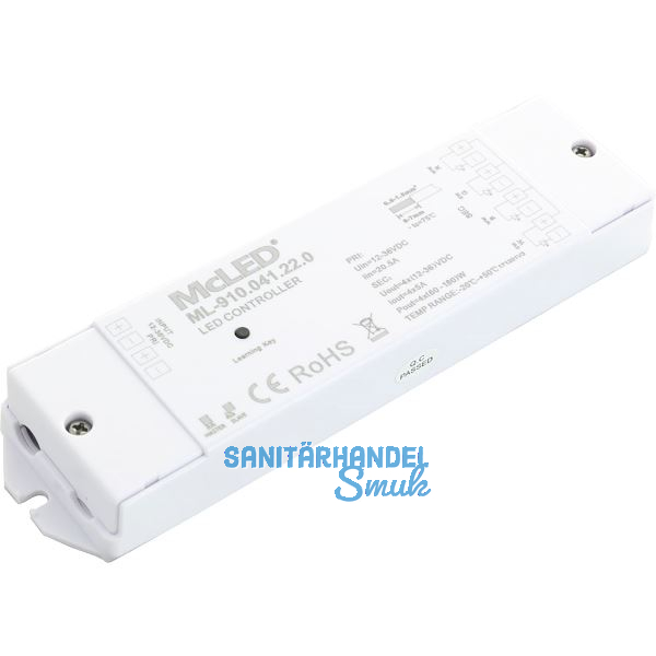 MCLED RF Empf�nger f�r Mono-, Duo-, und RGBW-LED 12-36 V/DC