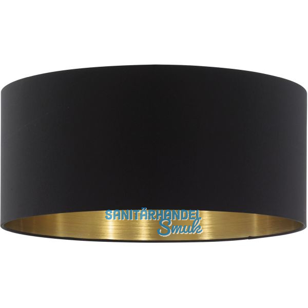 EGLO Schirm Pasteri Pro � 530 mm Textil schwarz/gold